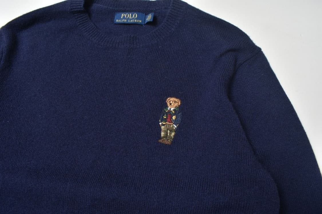 폴로 랄프로렌 울 캐시미어 베어 니트 M N1082 상품이미지2