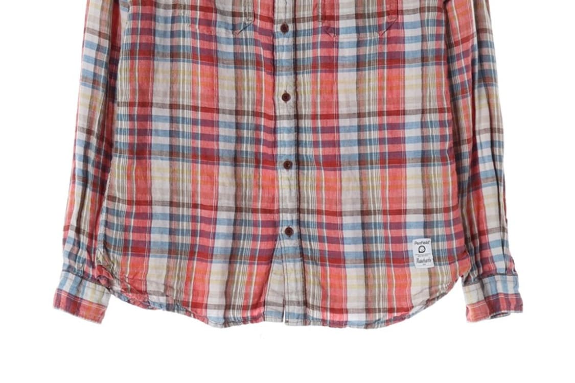 Penfield 빈티지 멀티 체크 린넨 셔츠 L 상품이미지4
