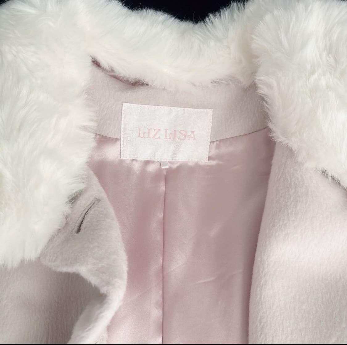 리즈리사 퍼 핑크 모피코트 히메갸루 상품이미지3