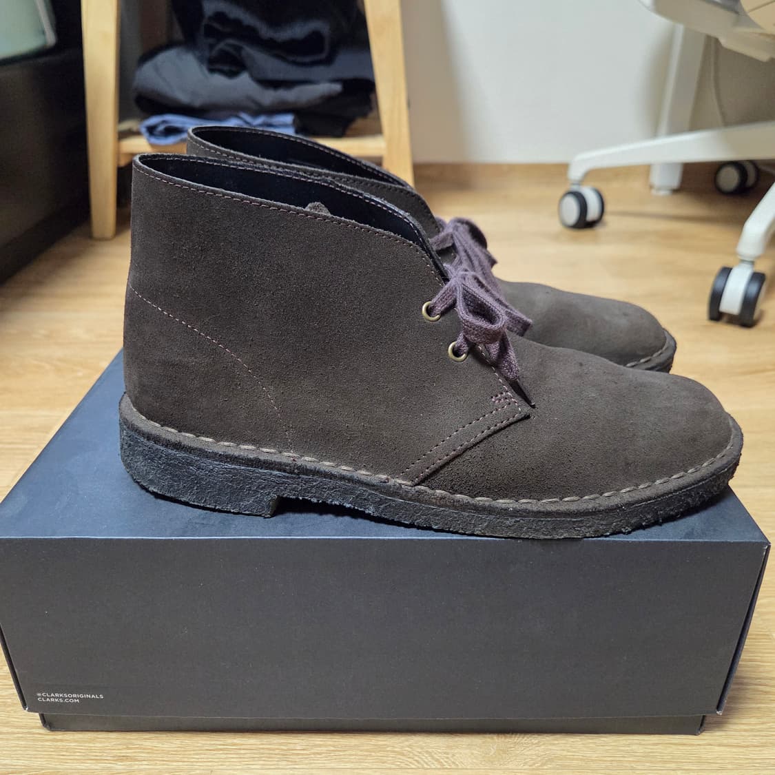 [UK 7] 클락스 데저트부츠 다크브라운 / 처커부츠 처카부츠 상품이미지3