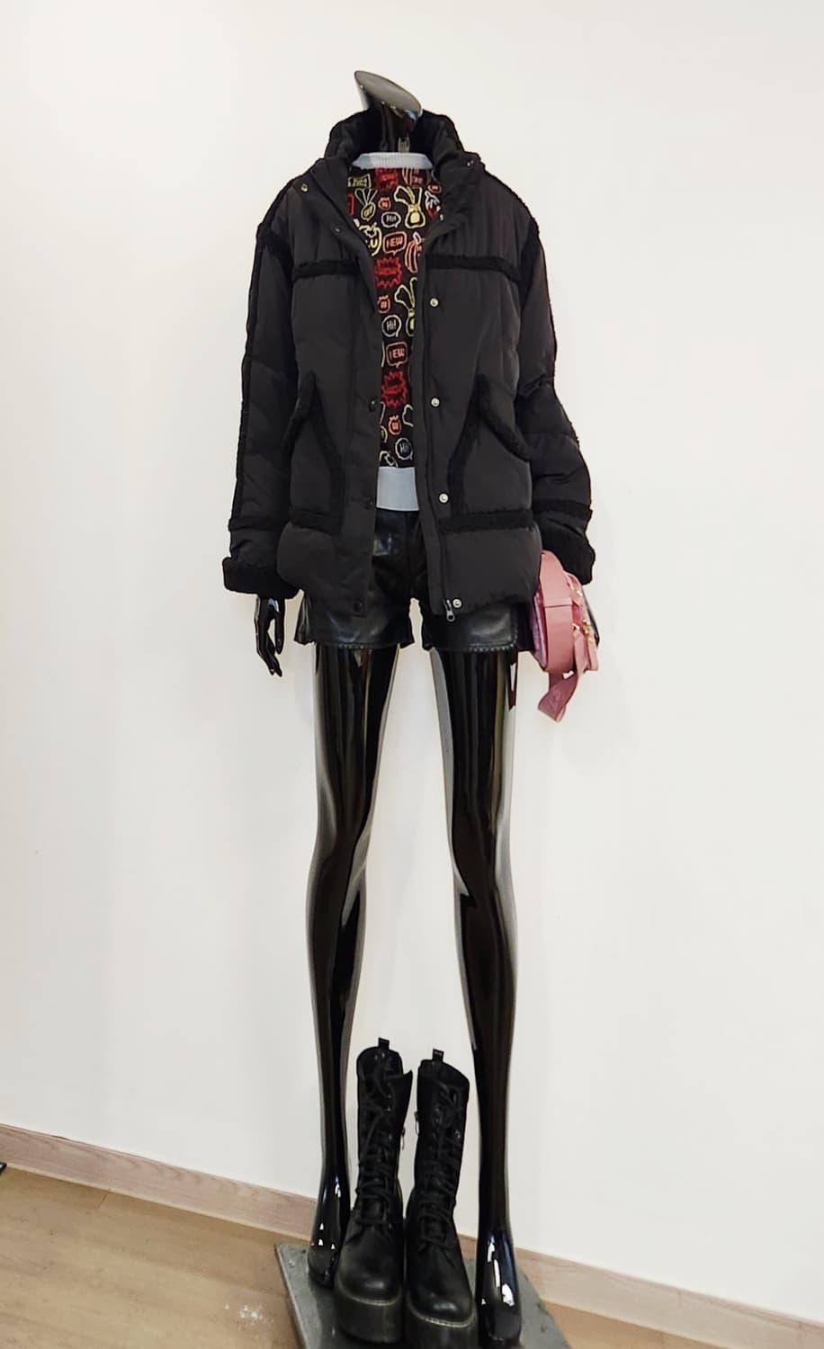 양털트리밍 구스패딩 상품이미지2