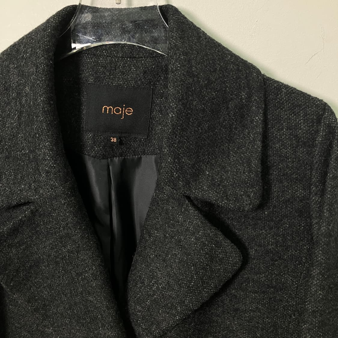 마쥬 보카시 울 블렌드 코트 38 상품이미지4