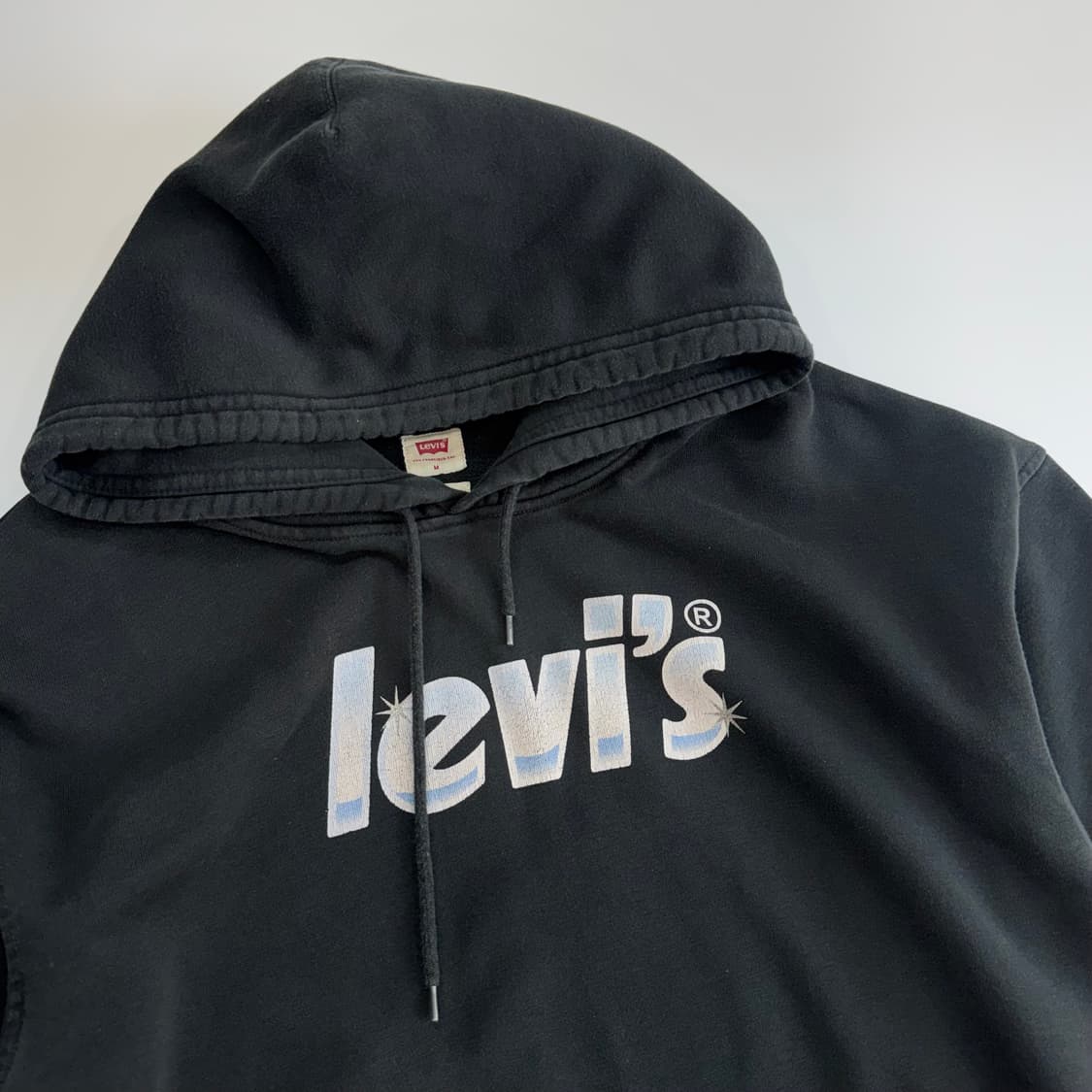 Levis 리바이스 로고 블랙 후드티 상품이미지4