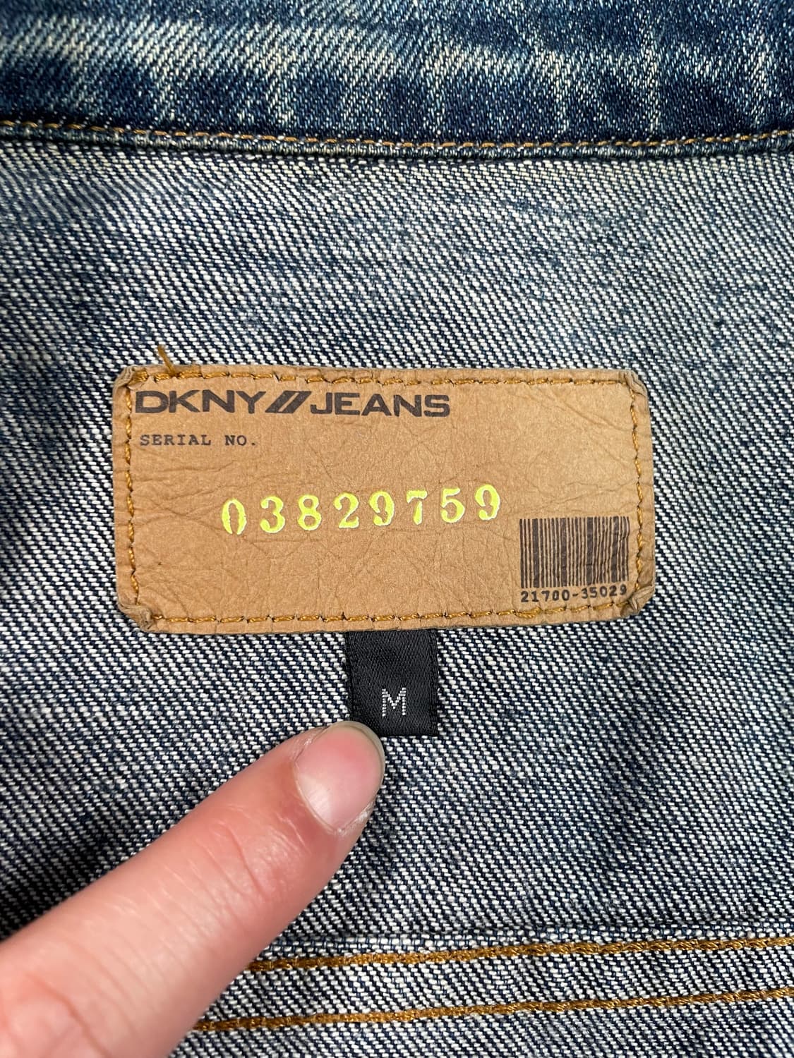 DKNY 사이드라인 데님 바이커 자켓 상품이미지8