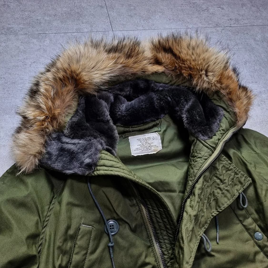 60s USAF 랜서 클로딩 모디파이드 N-3B 파카 상품이미지2