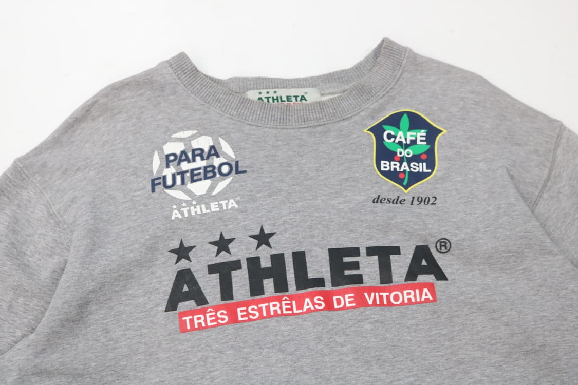 ATHLETA 아스레타 빈티지 카페 드 브라질 그래픽 스웻셔츠 (L) 상품이미지3