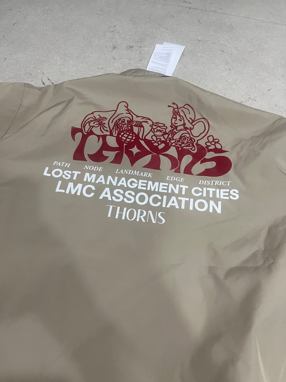 LMC THORNS WIZARD 코치 자켓 베이지 S 새상품 상품이미지4