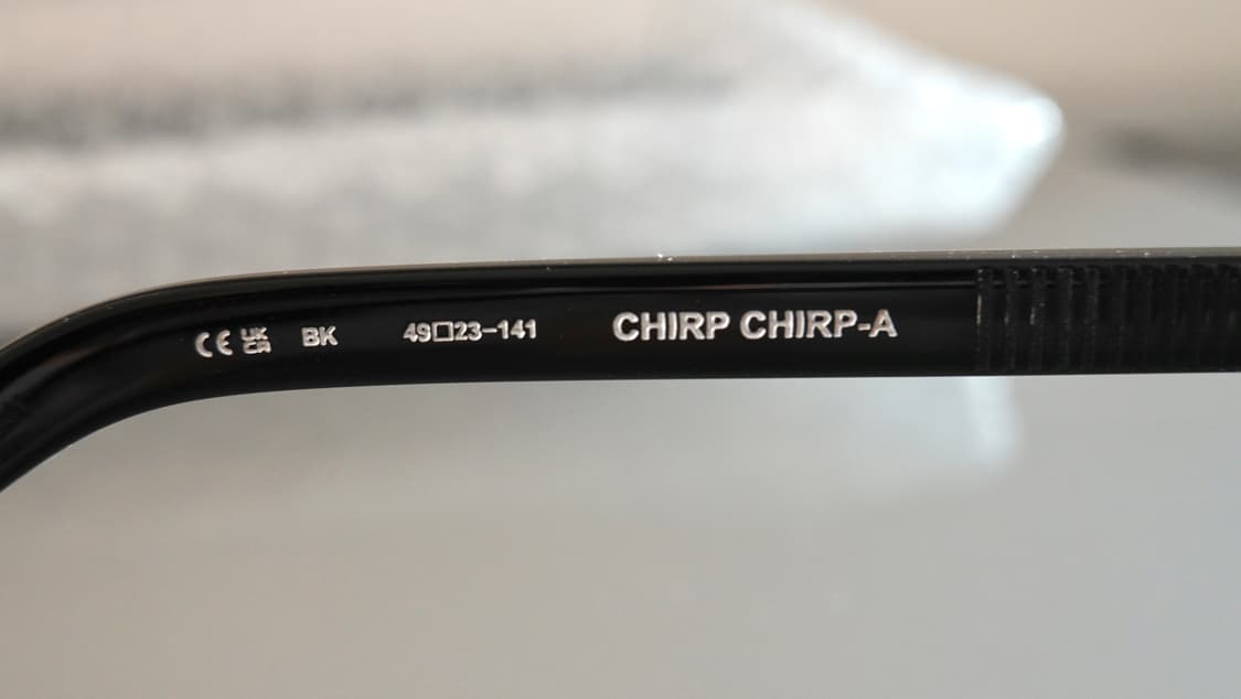 크롬하츠 처프처프, 첩첩A아시안핏 블랙/실버 안경 상품이미지7