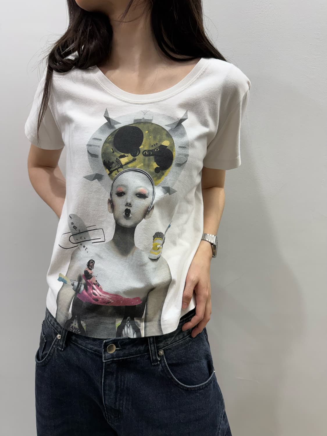 준지 x 알렉스앤펠릭스 그래픽 아트워크 티셔츠 상품이미지2