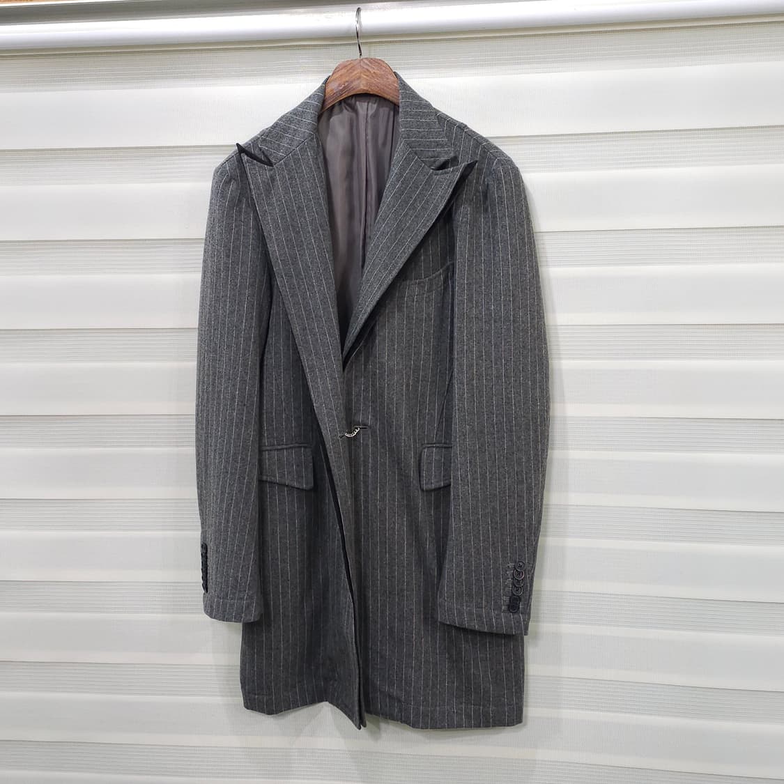 JAPAN BAHUT 스트라이프 코트 자켓- 우먼M 상품이미지1