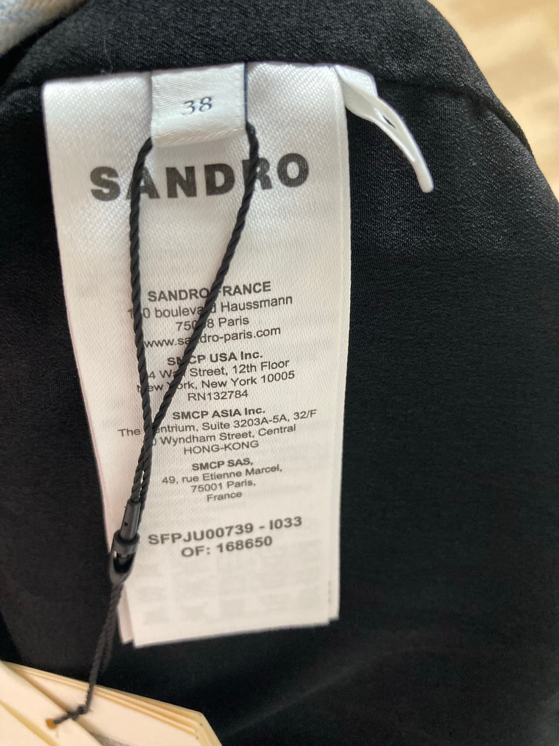 38 산드로 체크 부클 트위드 미니 스커트 상품이미지6