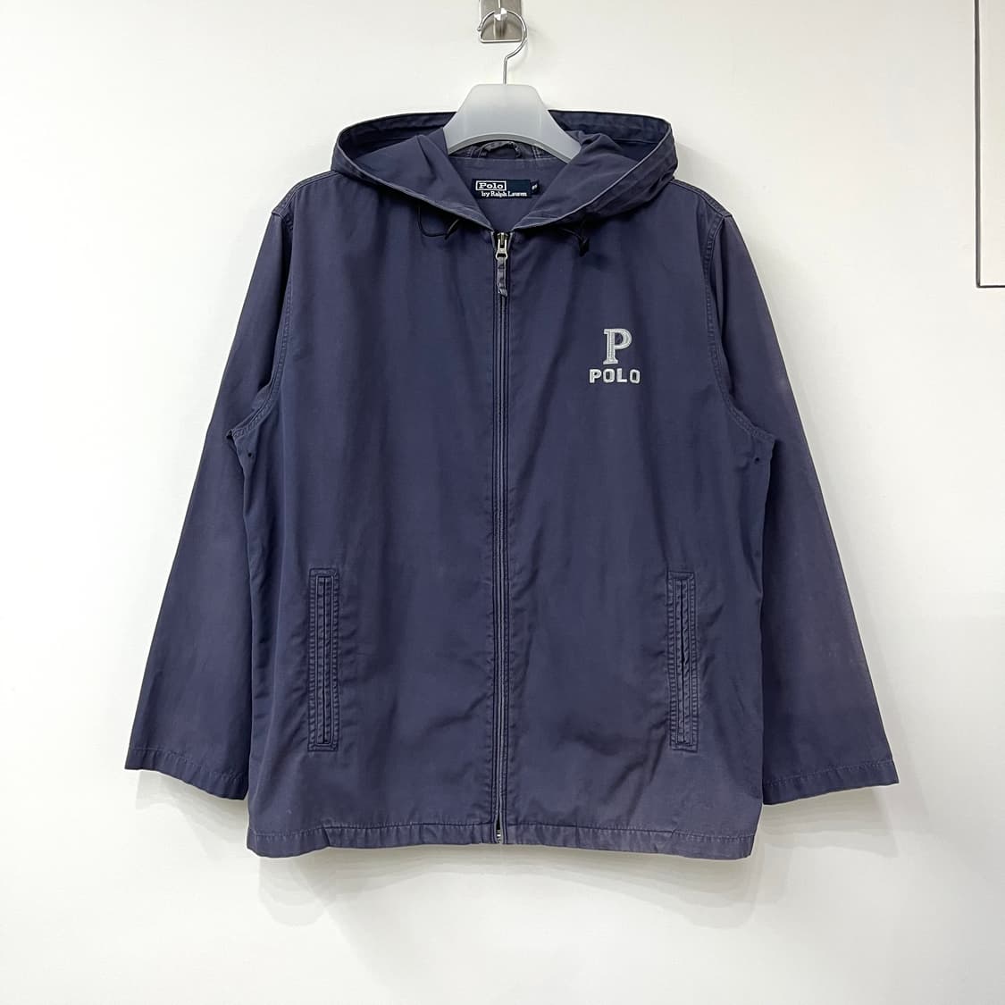 폴로 랄프로렌 90s 자수로고 코튼 후드 자켓 상품이미지2