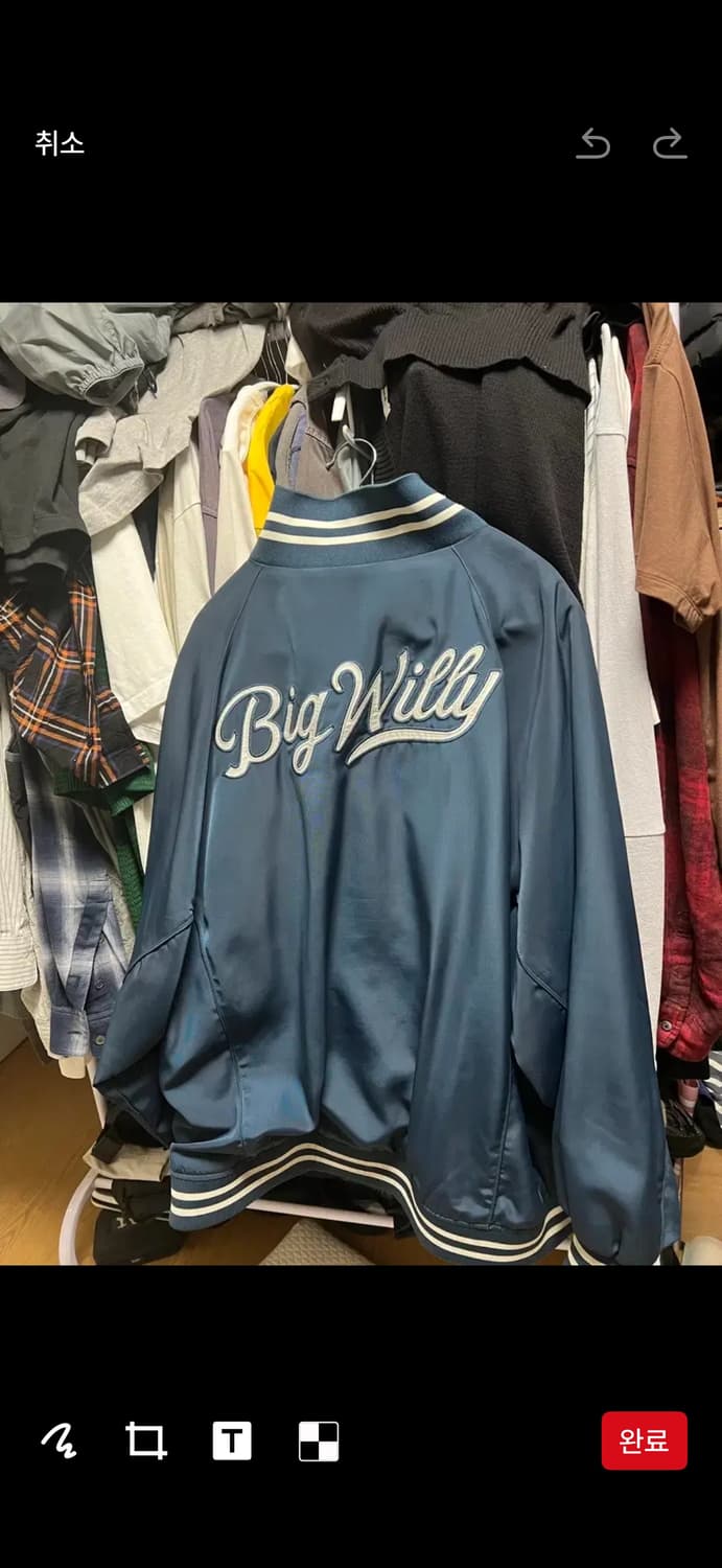 [우주매물] 정품 윌리차바리아 베이스볼 자켓 m사이즈 상품이미지3