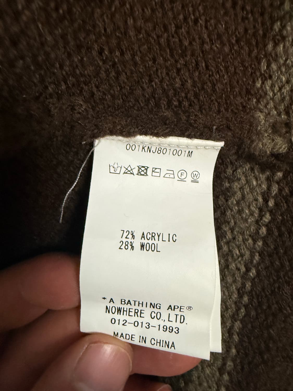 베이프 코위찬 가디건 상품이미지5