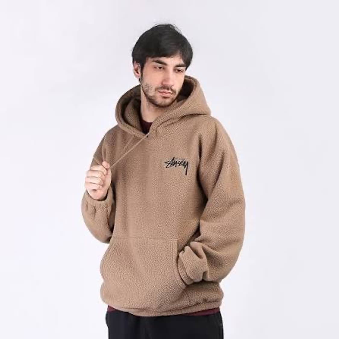 [XL] 스투시 브론손 Bronson 플리스 후리스 후디 카멜 상품이미지1