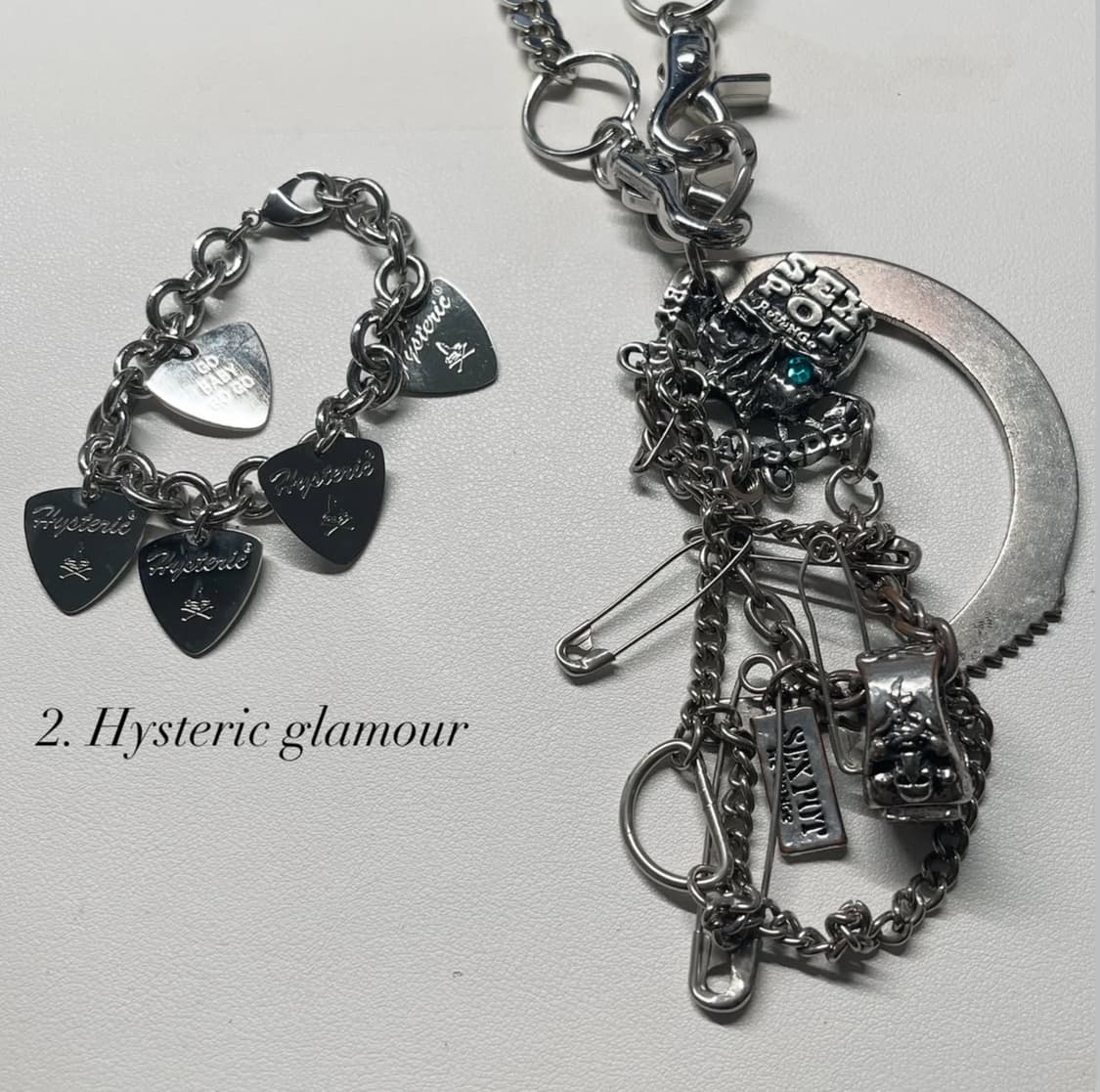 Hysteric glamour 히스테릭글래머 피크 팔찌 상품이미지1