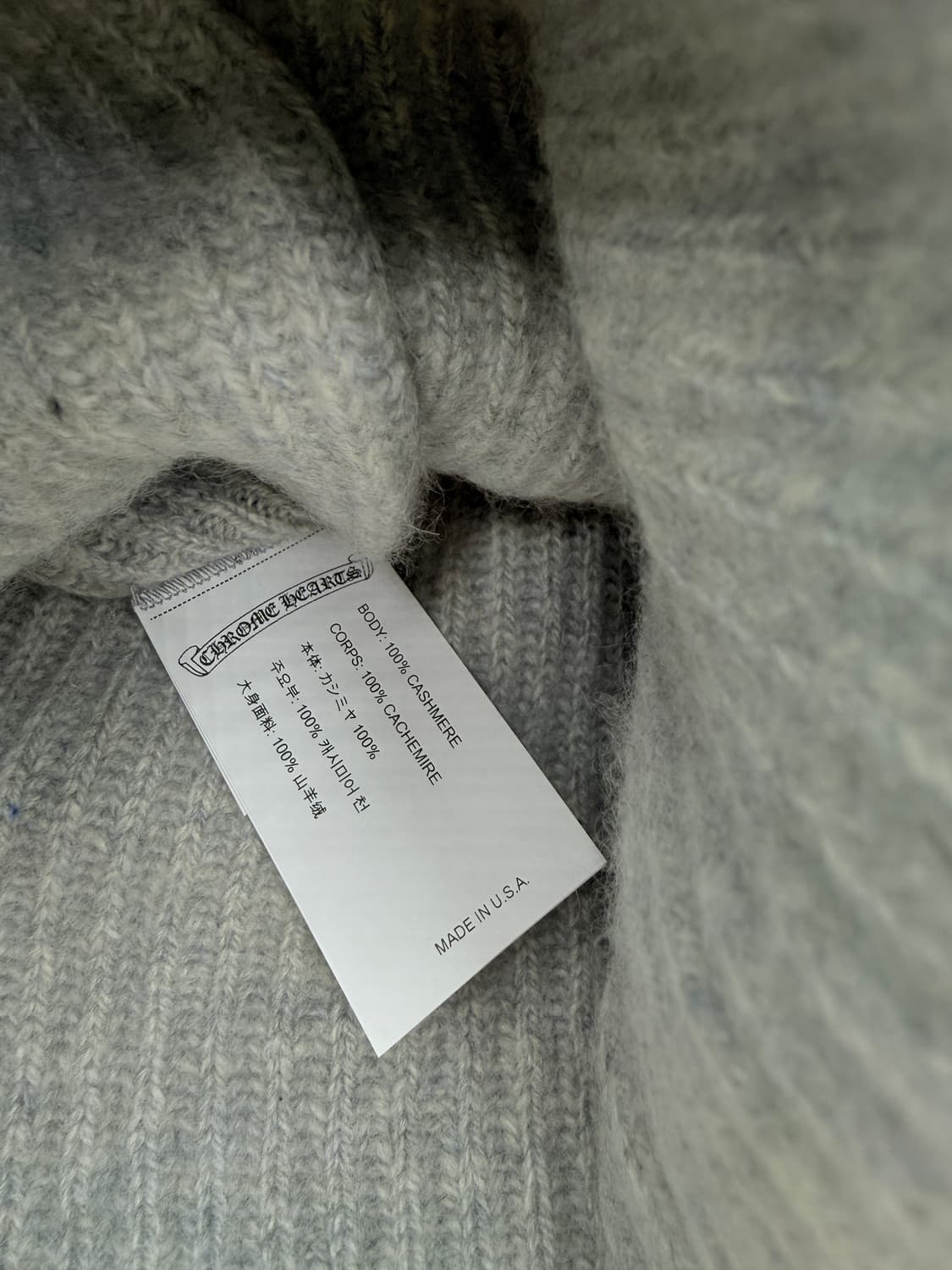 크롬하츠 캐시미어 비니  빅대디 그레이 상품이미지5