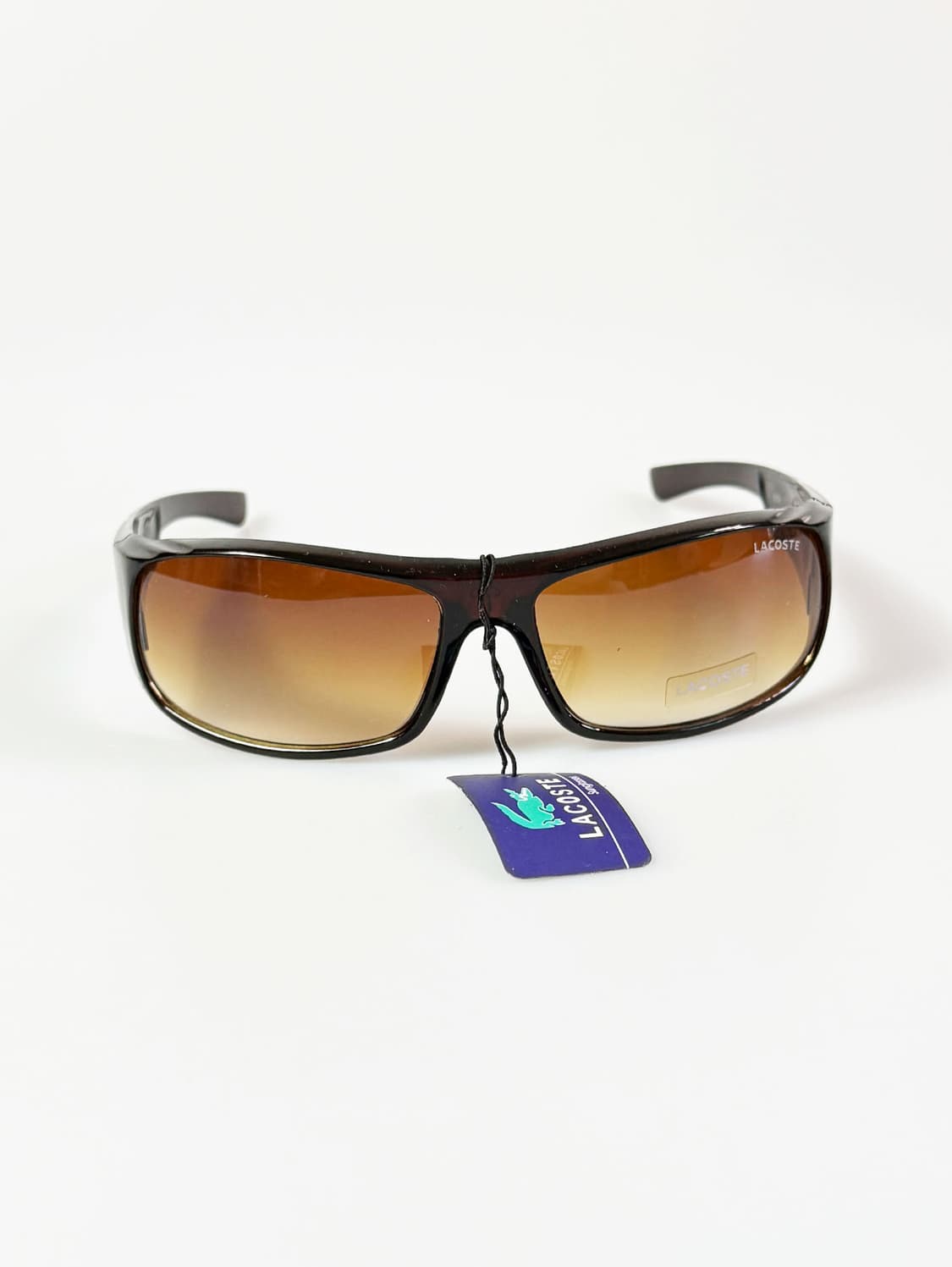 90s LACOSTE 스퀘어 랩어라운드 빈티지 틴트 선글라스 상품이미지2