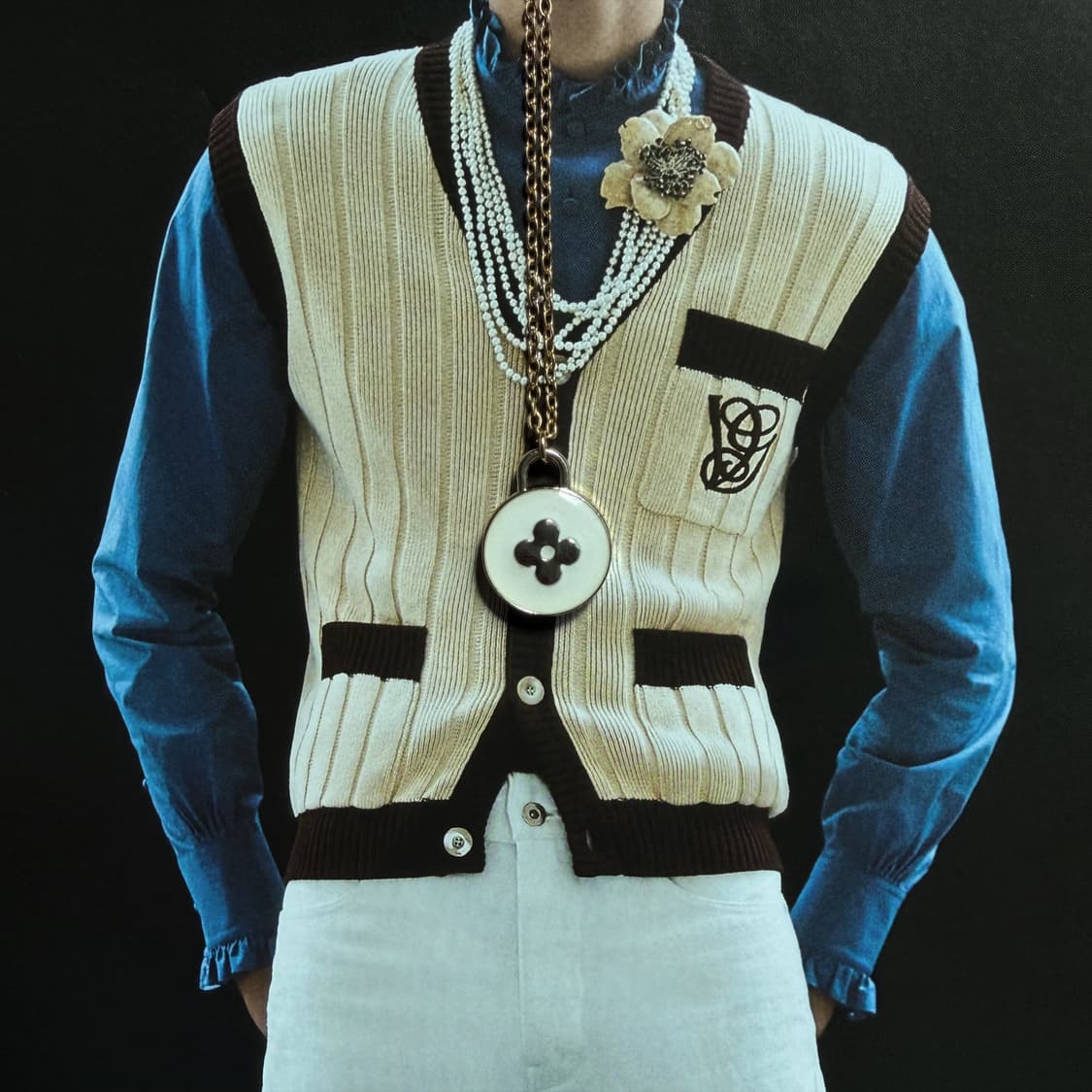 루이비통 팝 컬러 라운드 목걸이 상품이미지3