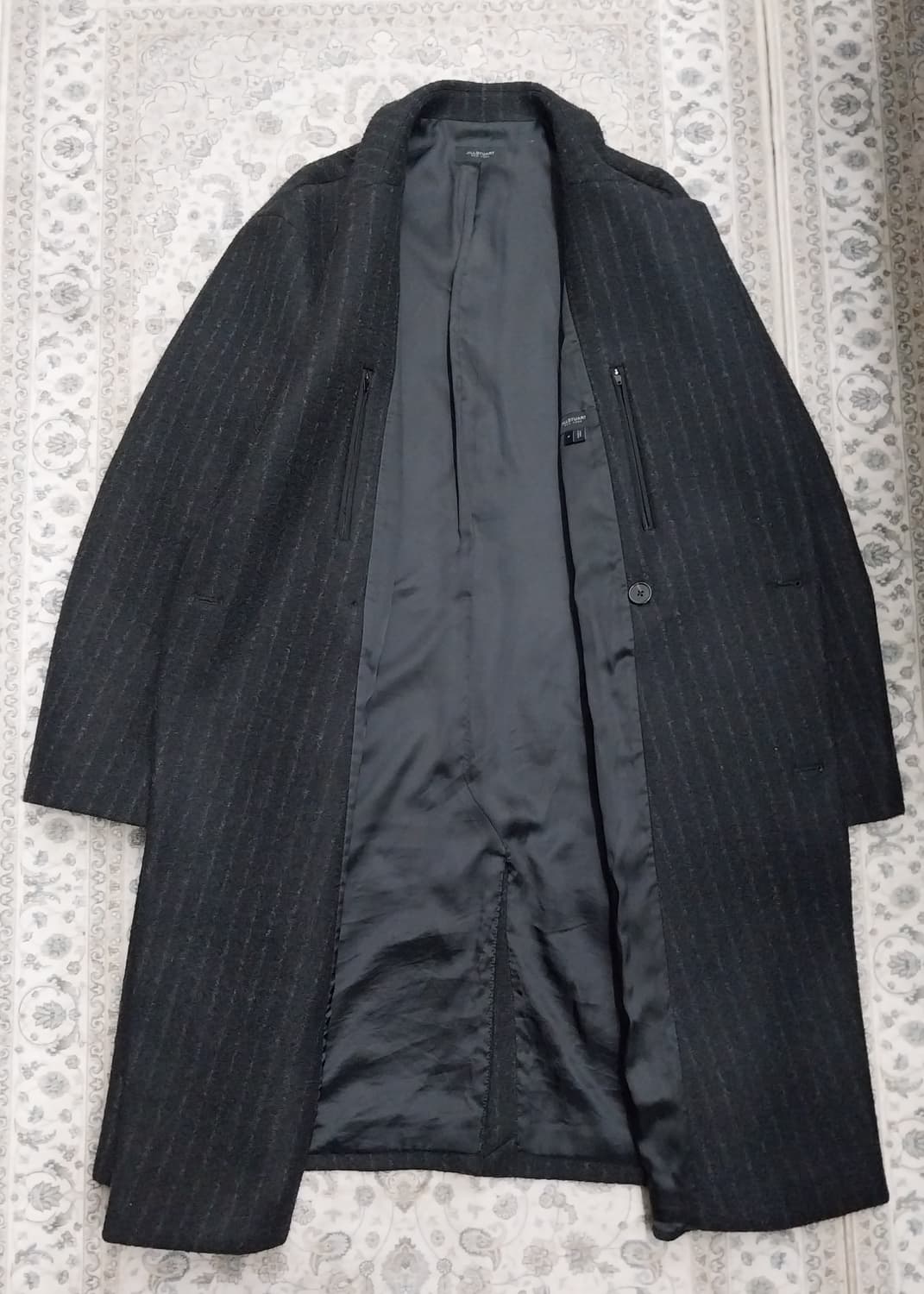 질스튜어트 옴므 스트라이프 더블 코트 M 상품이미지2