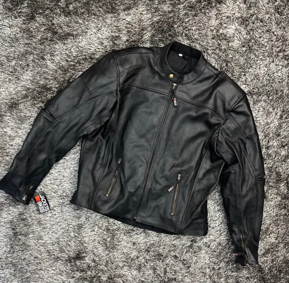 (새)JACKETS 4 BIKES 리얼 레더 바이커 자켓 XXL 상품이미지1