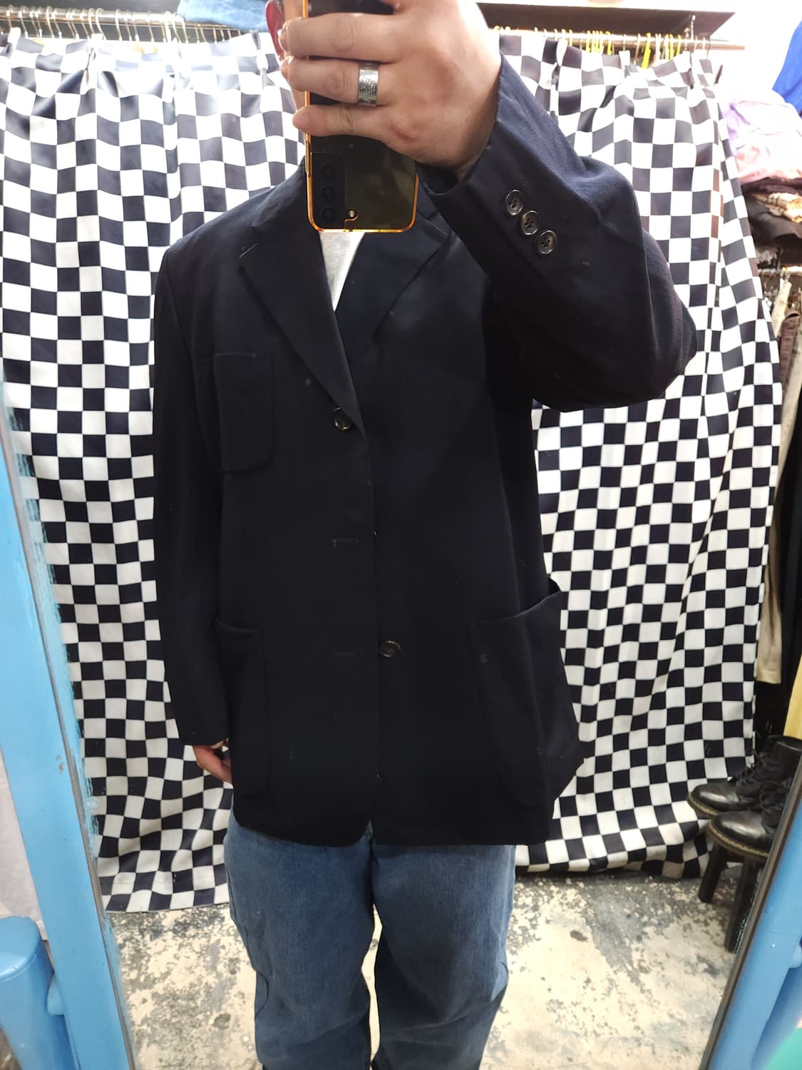 꼼데가르송 옴므 90s 네이비 블레이저

 상품이미지10