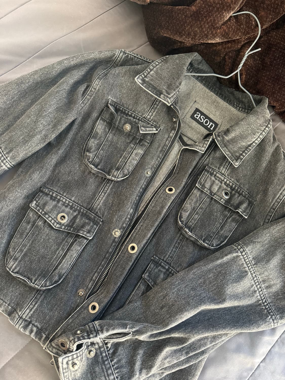 애즈온 탄 데님 자켓 TAN DENIM JACKET 상품이미지2