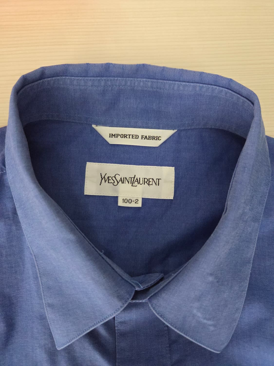 입생로랑(Yves Saint Laurent) 정품 블루 셔츠 상품이미지8