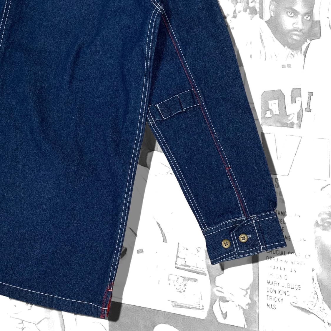 Has soul 올드스쿨 힙합 데님셔츠 상품이미지6
