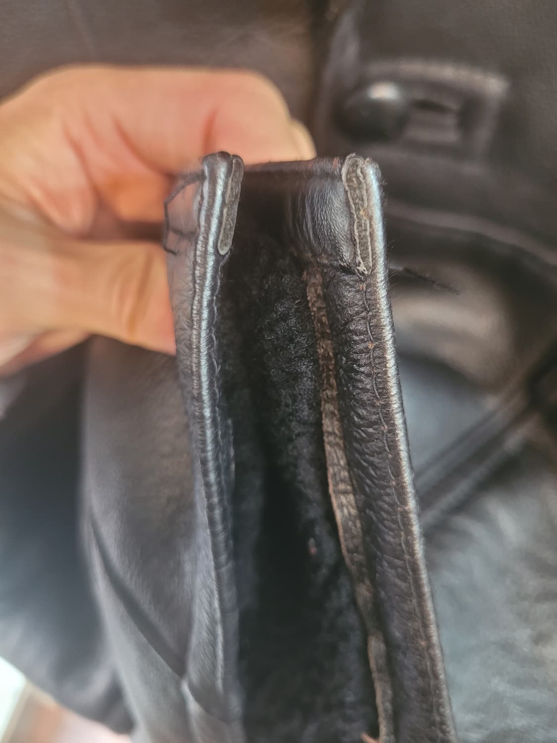 포시타노 빈티지 양가죽 무스탕 코트 105 상품이미지6