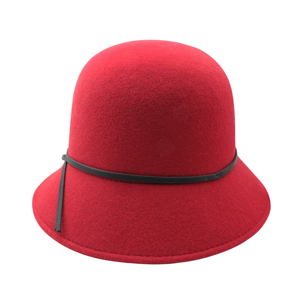 라파엘로 베티니 레드 펠트 클로슈 모자 상품이미지1