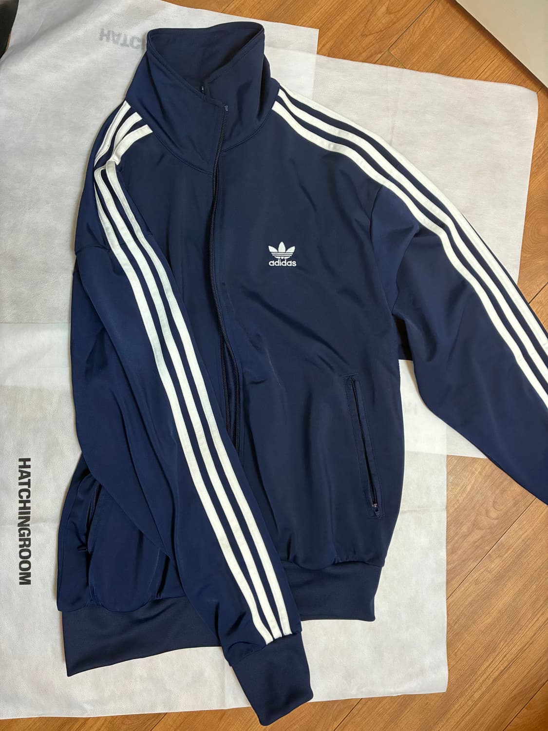 아디다스 져지 M size 네이비 상품이미지1