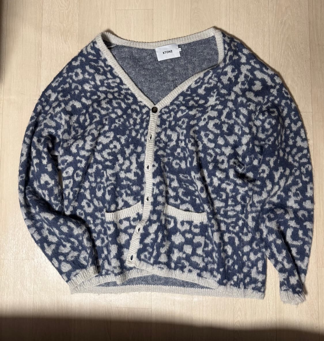 엑스톤즈 레오파드 가디건 상품이미지1