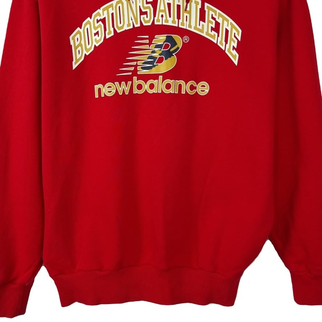 [뉴발란스 재팬] 그래픽 프린팅 오버핏 후드티 레드 M18552 상품이미지5