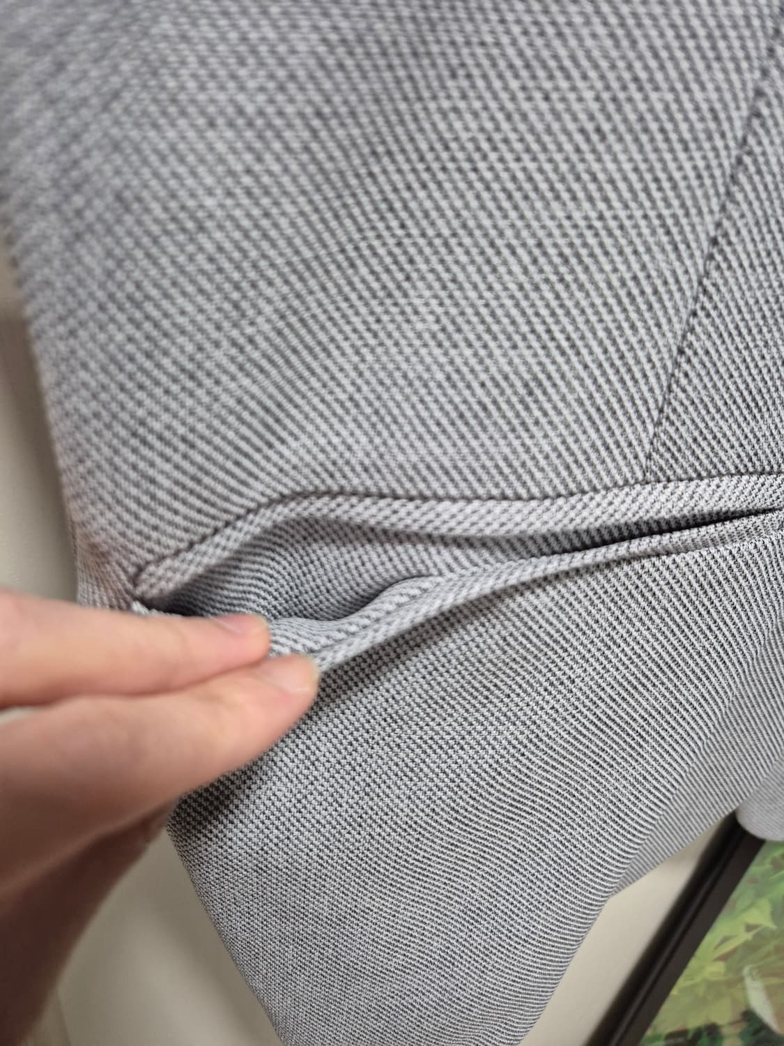 (타임세일)(새상품)DINT 딘트 잔체크 프릴 블라우스 자켓 상품이미지7