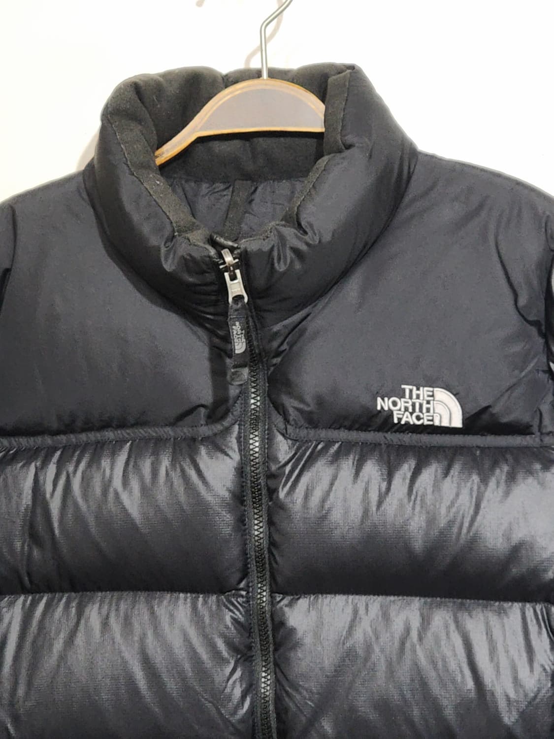 (M) 노스페이스 구스다운 자켓 블랙 거위털 700 눕시패딩 점퍼  상품이미지2