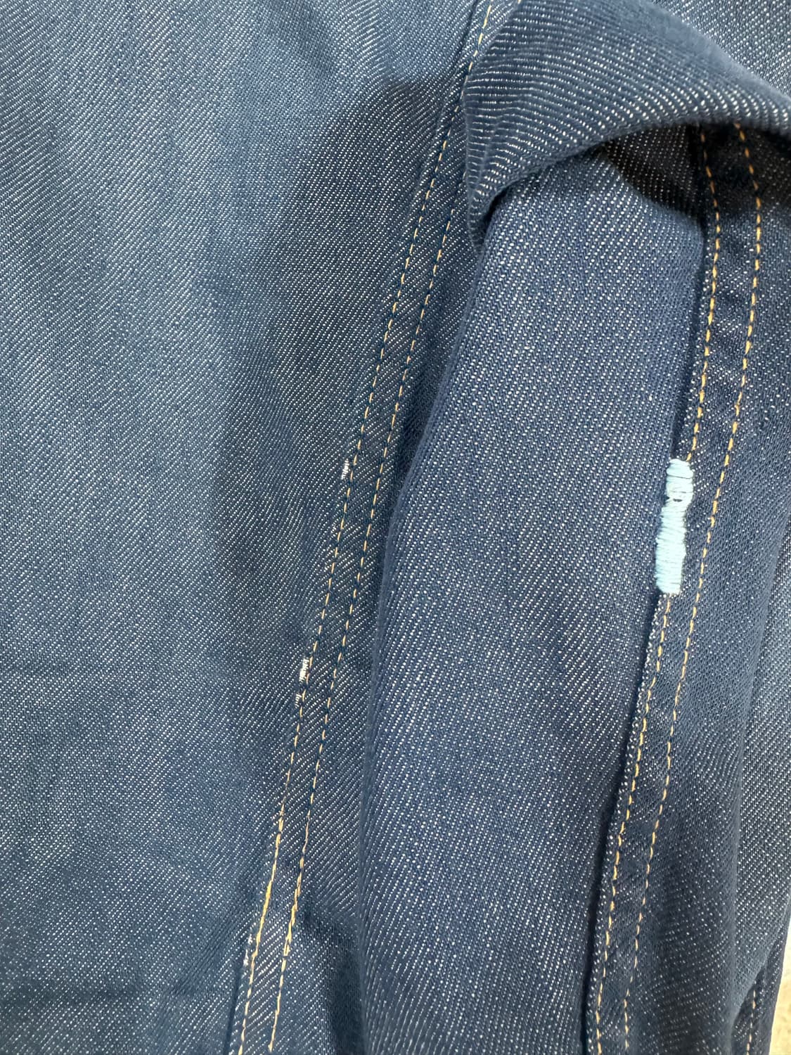 70s JCpenney 2nd 핸드리페어 빈티지 데님 트러커 자켓 상품이미지5