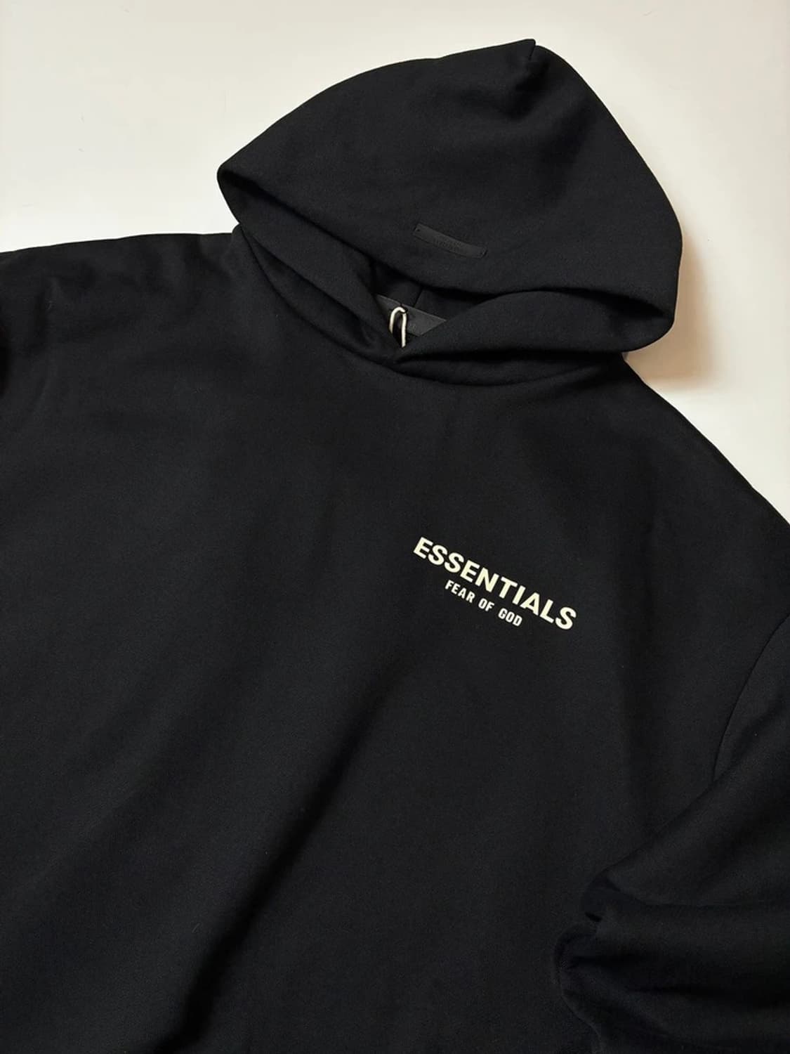 에센셜 피어오브갓 헤비코튼 백로고 오버 후드티 PN8823 상품이미지4