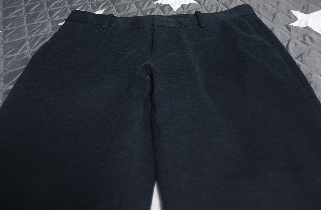 CREMIEUX 스판 울혼방 기모 슬랙스 팬츠 다크네이비 (33) 상품이미지2