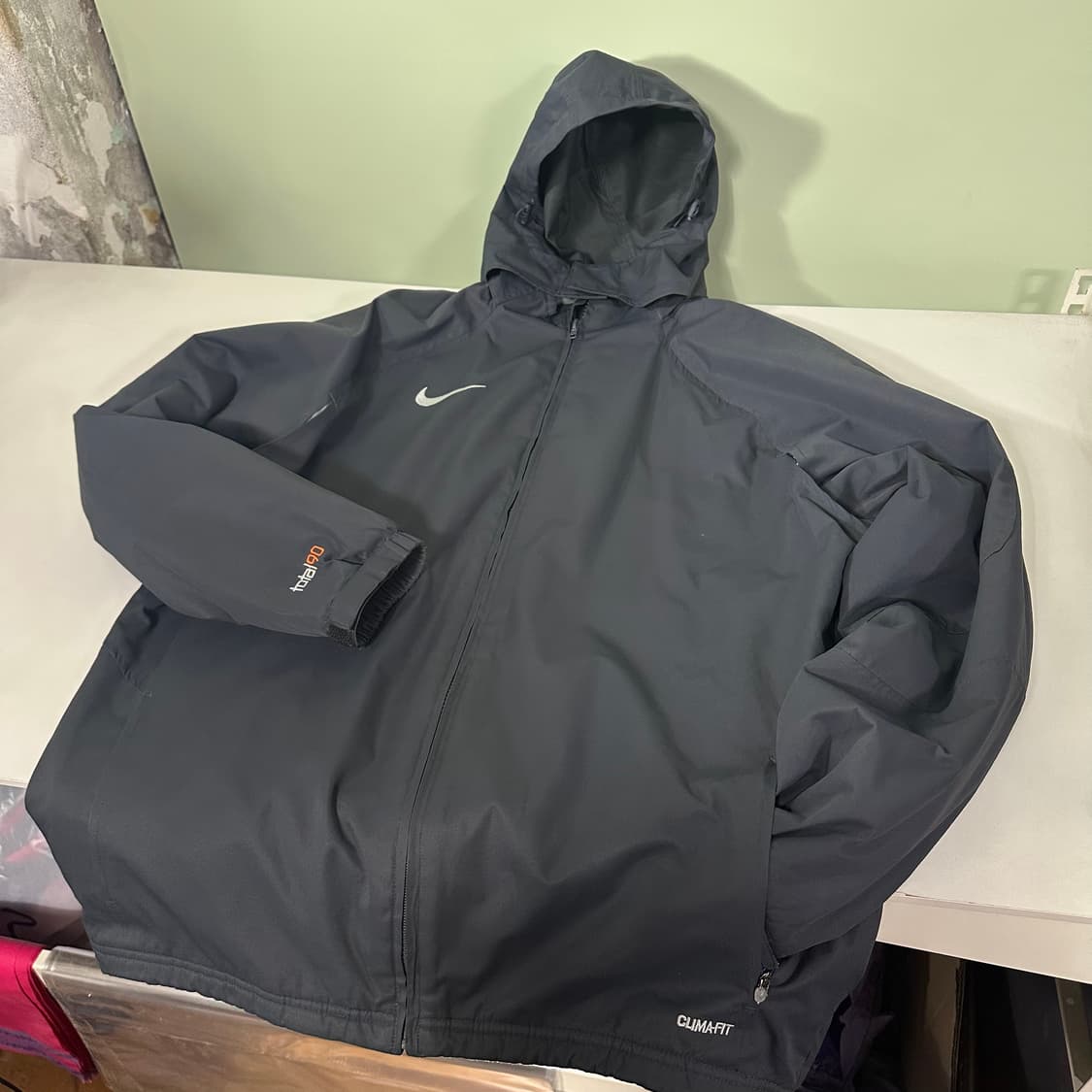 XL 나이키 진그레이 CLIMA-FIT 토탈90 풋볼 바람막이자켓 상품이미지2