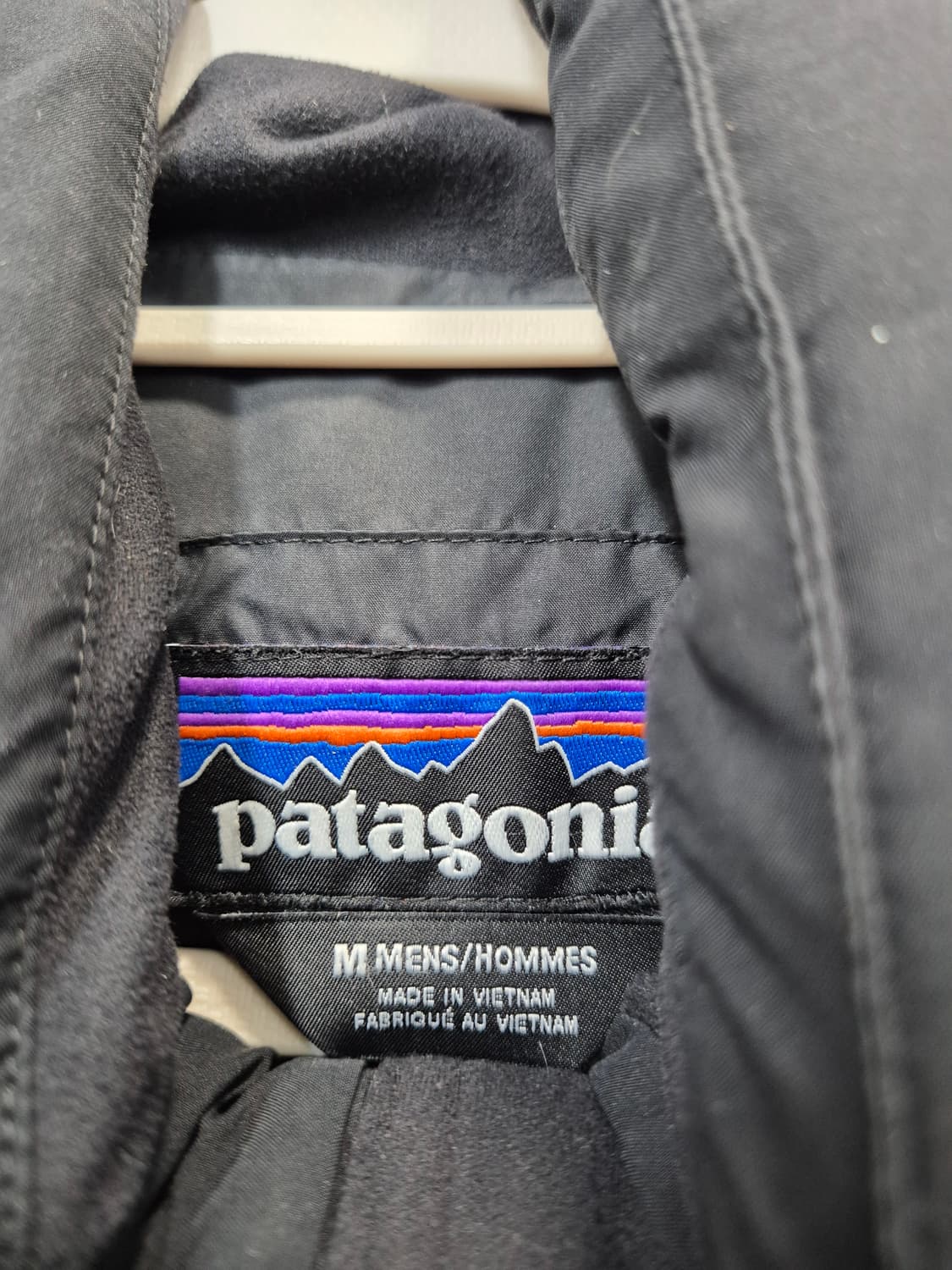 파타고니아 블랙 후드 롱 다운 패딩 / 95(정품) 상품이미지4