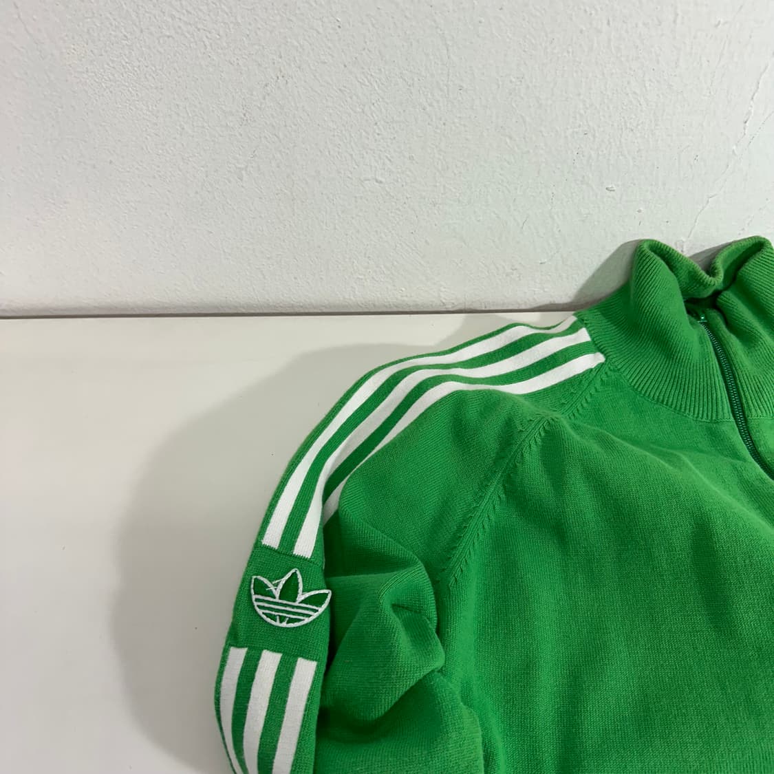 105 아디다스 그린 토너먼트 에디션 니트 트랙탑 집업 상품이미지4