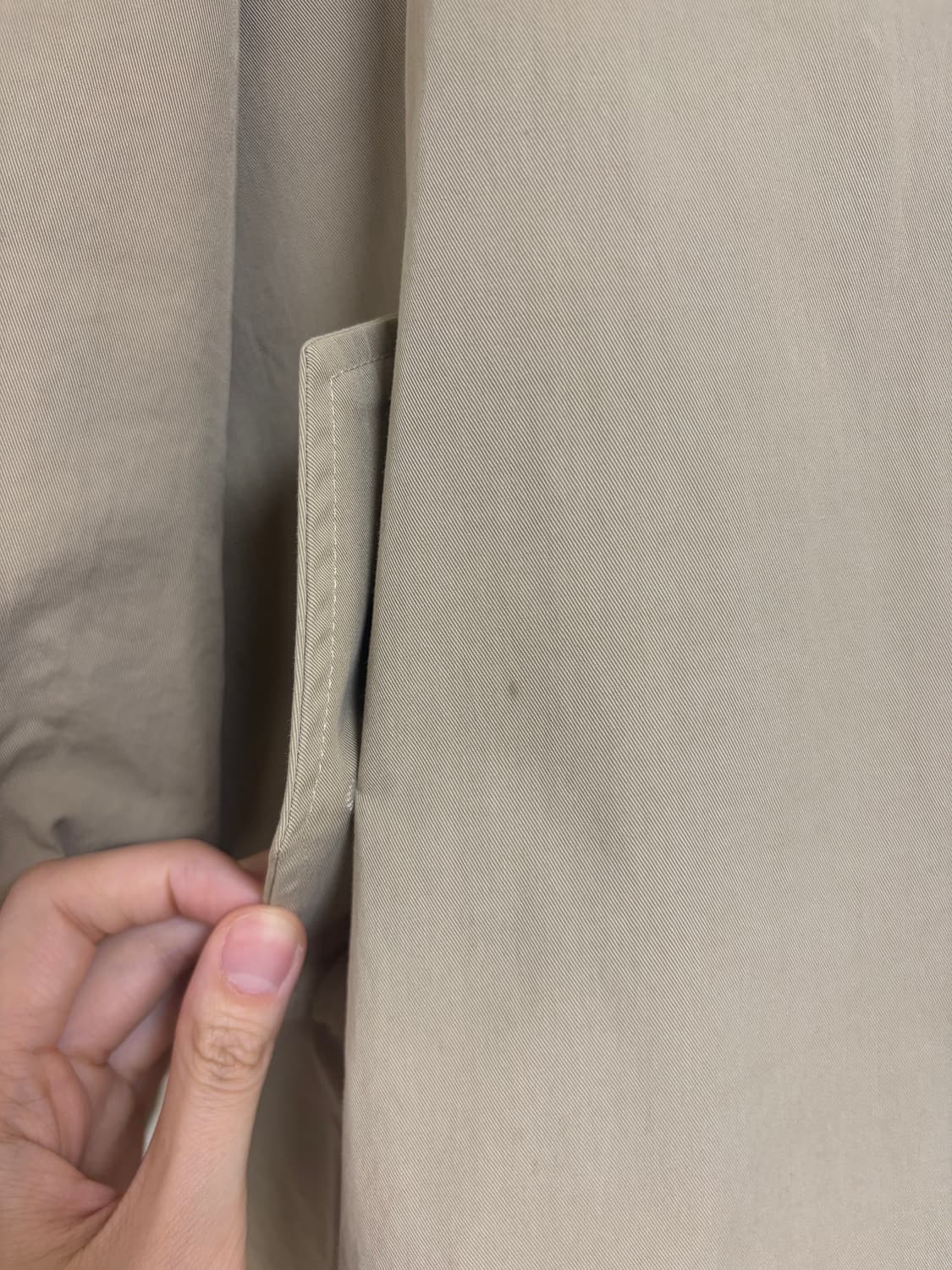 ugst half trench coat (beige) 상품이미지4