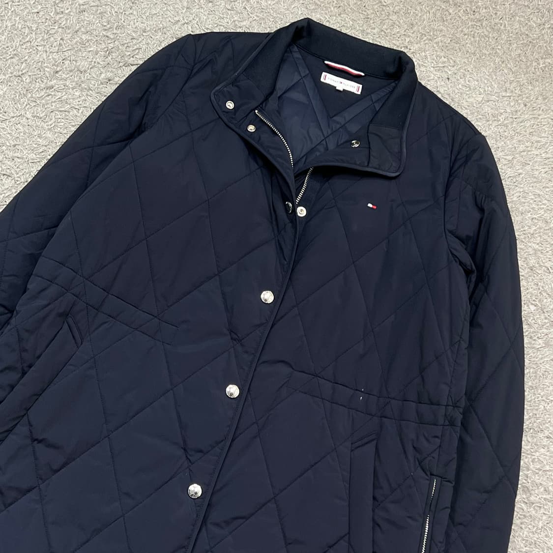 [우먼90] 타미힐피거 퀼팅롱자켓 상품이미지1