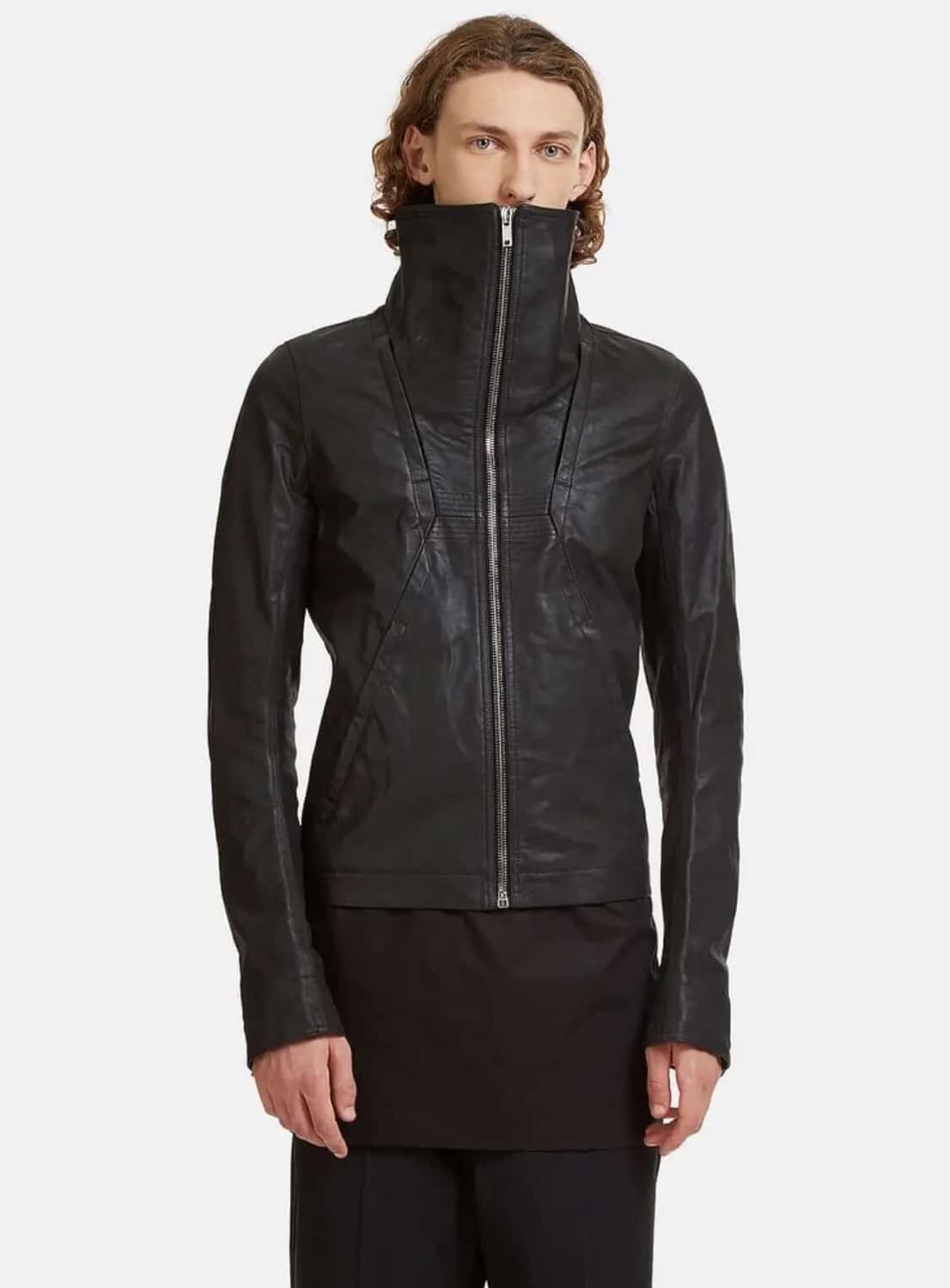 RICK OWENS FW2009 GEO LEATHER JACKET 상품이미지5