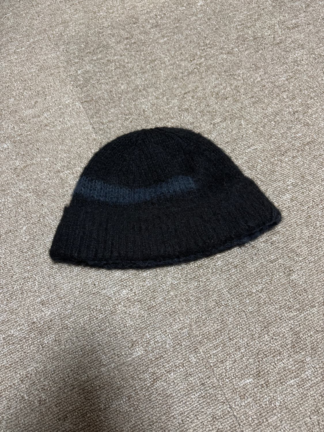 산산기어 모헤어 블랙 비니 상품이미지1