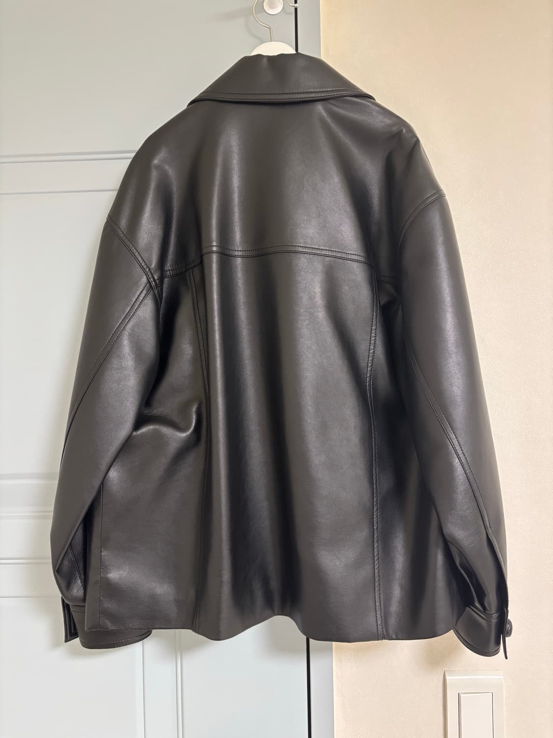 모데스트무드 보스톤 레더자켓 상품이미지3