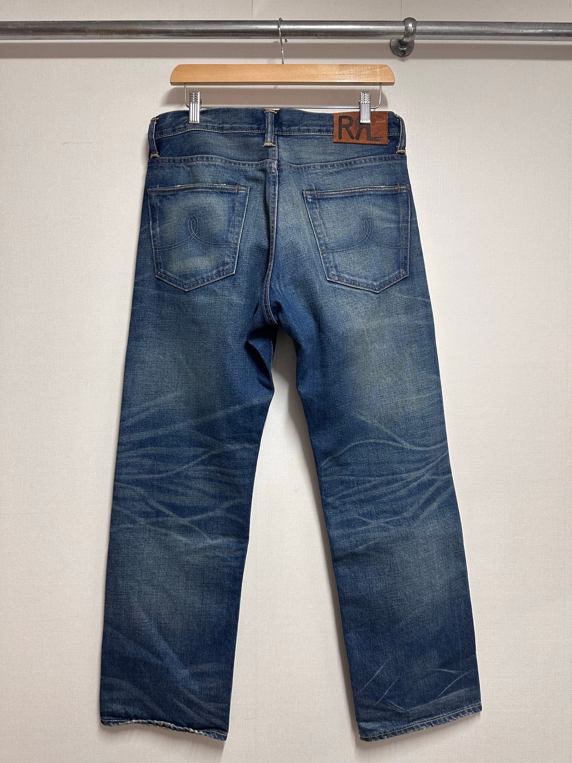 RRL 빈티지 5 포켓 제팬 우븐 셀비지 데님 상품이미지2