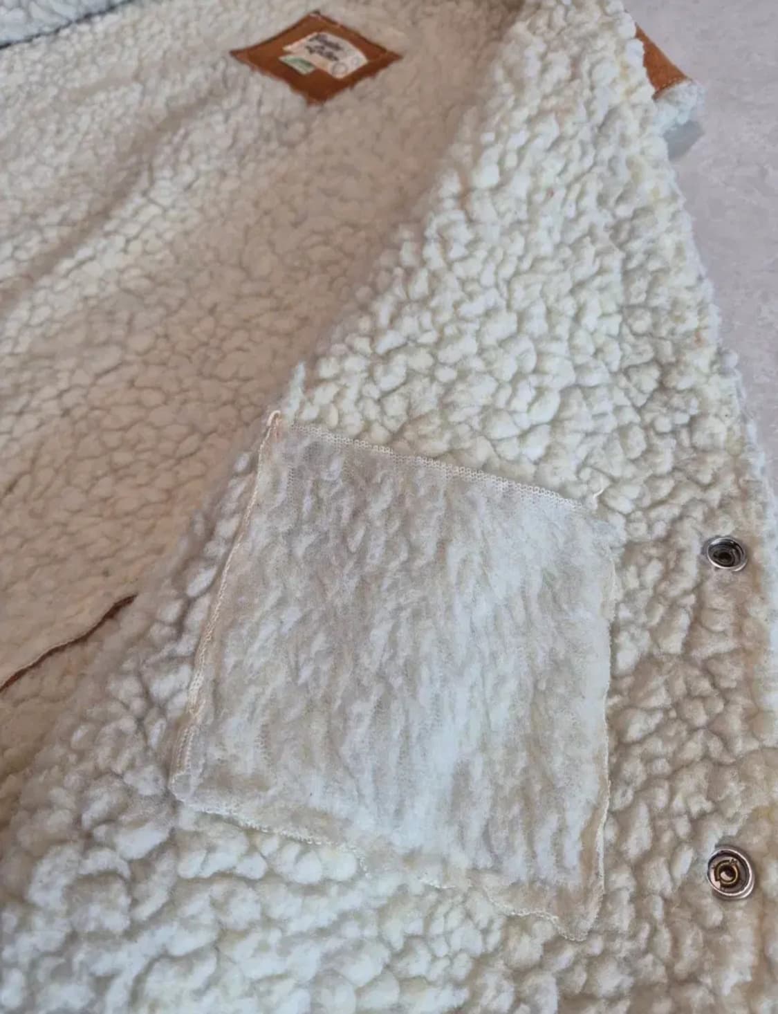 70s Vintage Mexico Suede Leather Vest 40 상품이미지7