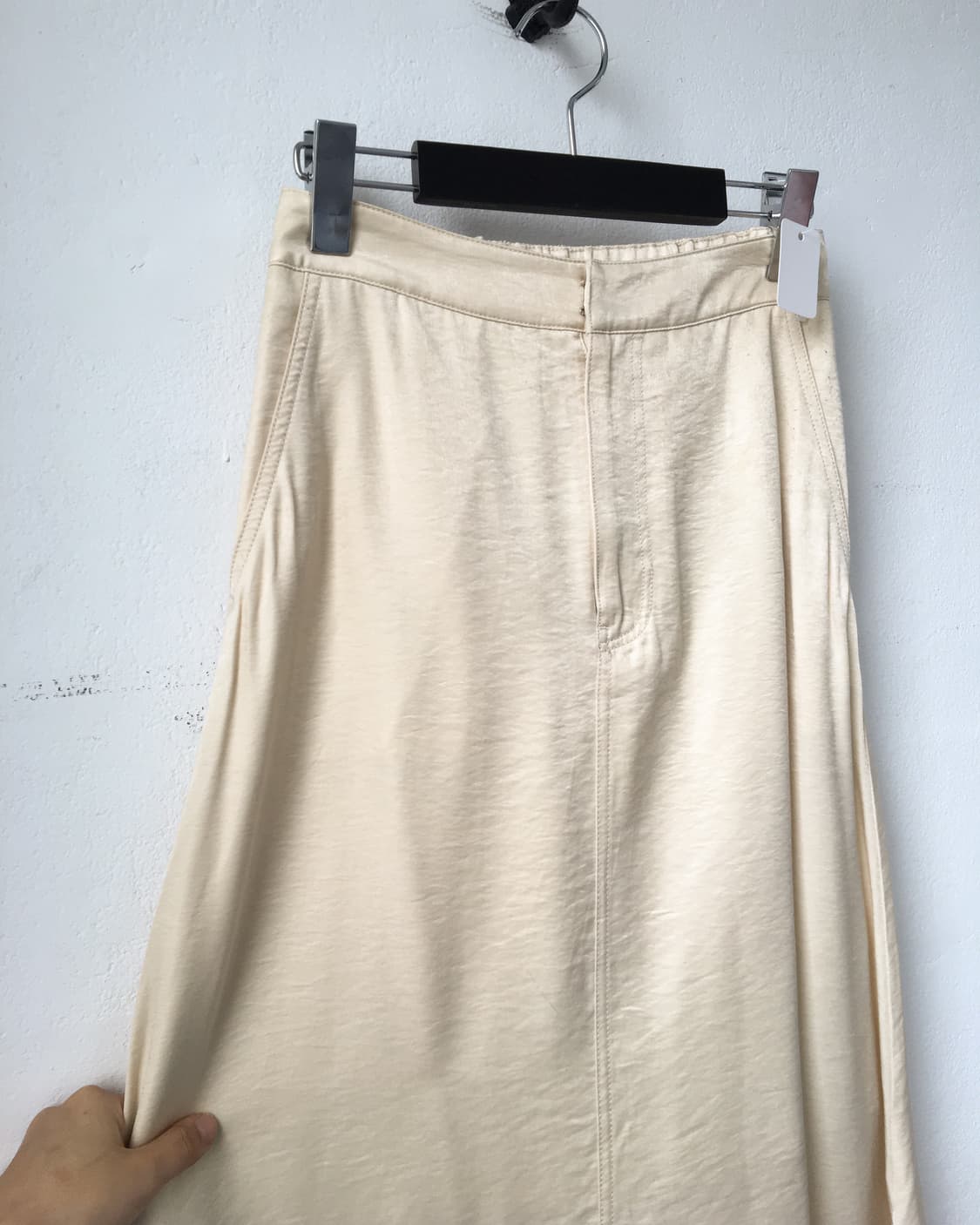 Glossy long skirt 상품이미지3